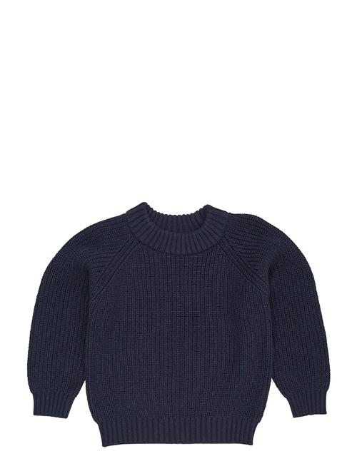 Knitted Classic Rib Blouse Copenhagen Colors Navy