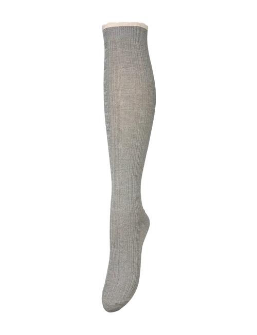 Scallop Knee Sock Becksöndergaard Grey