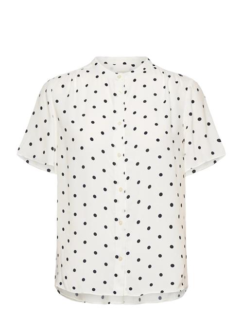 Reg Dot Print Blouse GANT White