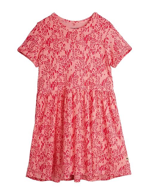 Mini Leopard Aop Ss Dress Mini Rodini Pink