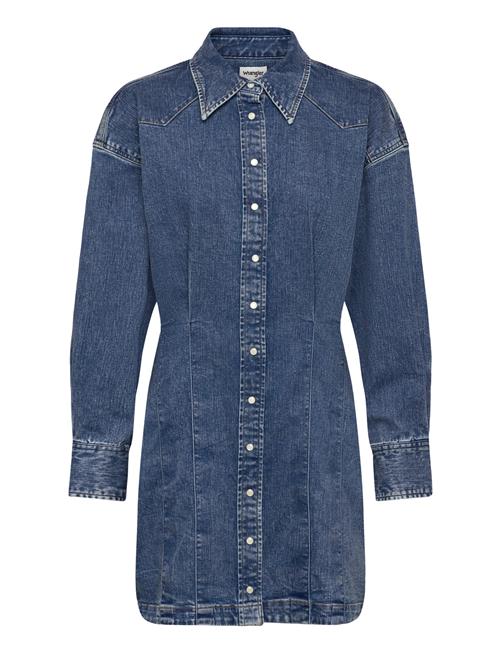 Darted Skirt Dress Wrangler Blue