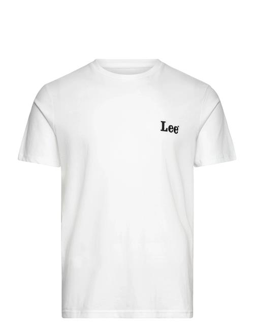 Ss Small Logo Tee Lee Jeans White