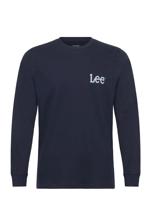 Ls Wobbly Lee Tee Lee Jeans Navy