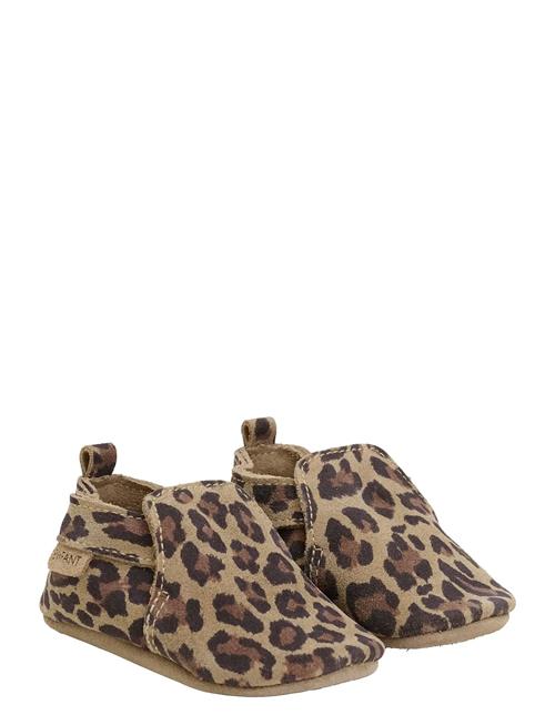 Slippers Suede Aop En Fant Brown