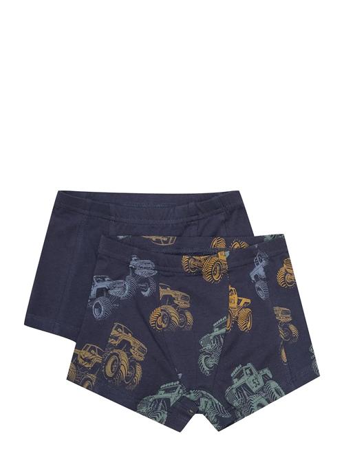 Boxers 2-Pack Aop Minymo Navy