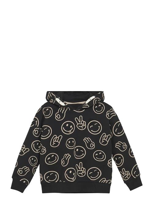 Sweatshirt Ls Aop Minymo Black