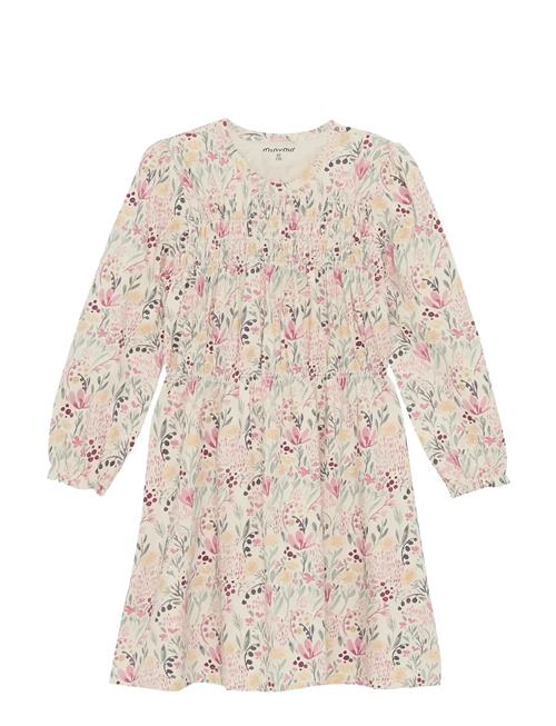 Dress Ls Aop Minymo Pink
