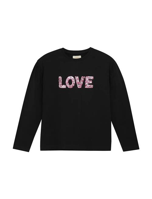 T-Shirt Ls Creamie Black