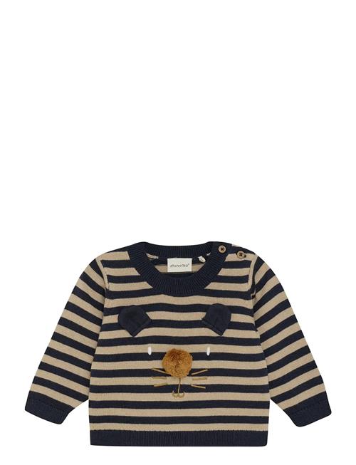 Pullover Knit Minymo Patterned
