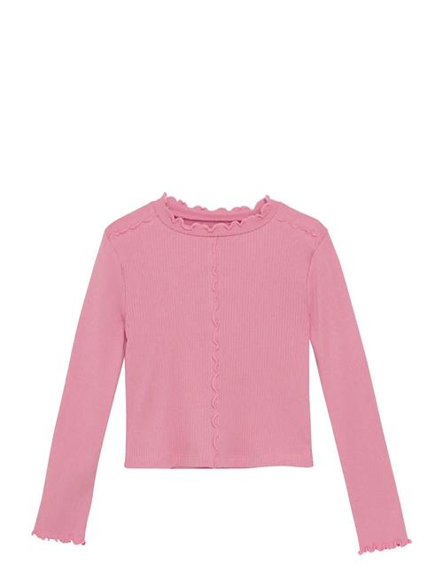 T-Shirt Ls Rib Creamie Pink