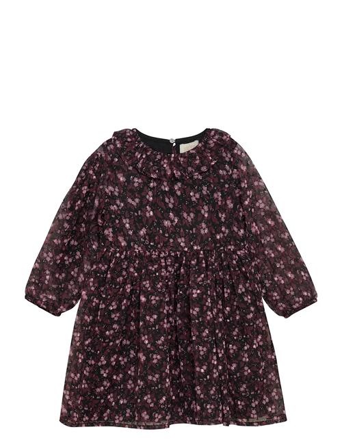 Dress Flower Dobby Creamie Black