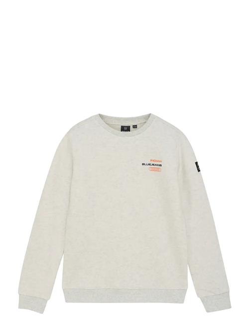 Loose Fit Sweat Melange Indian Blue Jeans Grey
