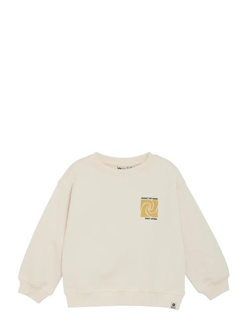 Over D Sweater Backprint Daily 7 White