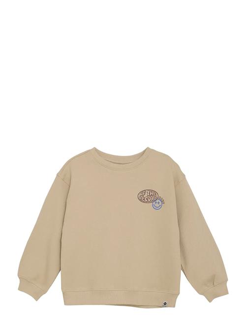 Over D Sweater Music Daily 7 Beige