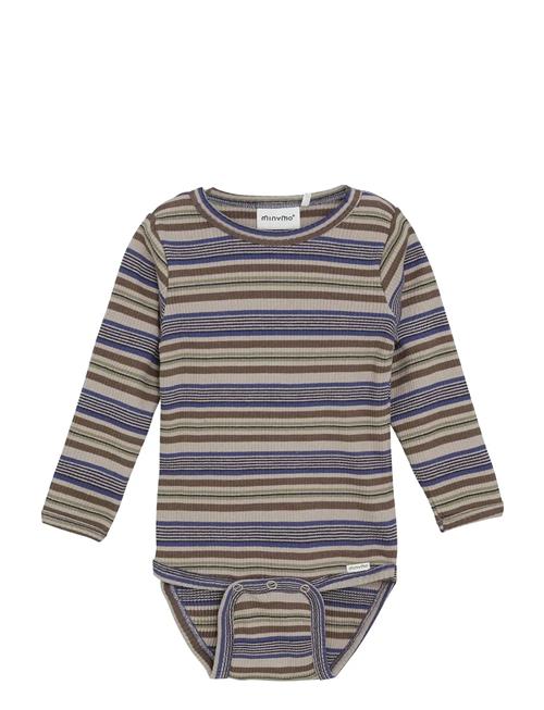Body Ls Y/D Rib Minymo Patterned