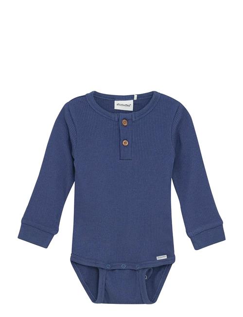 Body Ls Rib Minymo Blue