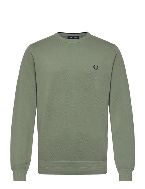 Pique Stitch Jumper Fred Perry Green