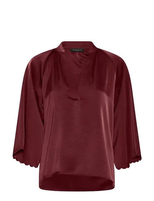 Beckiabbwinny Blouse Bruuns Bazaar Burgundy