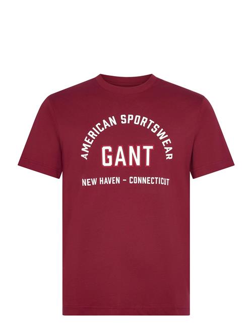 Printed Graphic Ss T-Shirt GANT Red