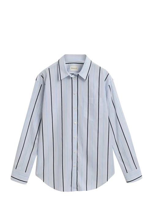 Rel Classic Poplin Striped Shirt GANT Blue