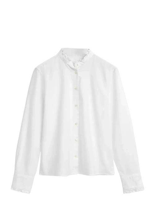 Reg Classic Oxford Frill Blouse GANT White