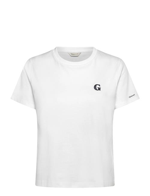 Reg G Badge Ss T-Shirt GANT White