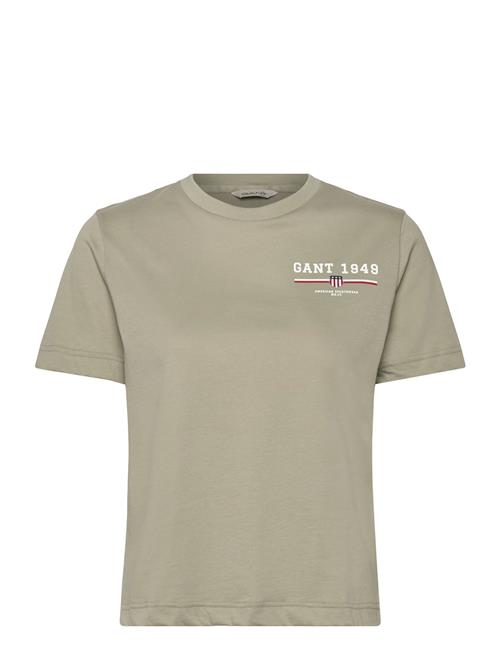 Reg Graphic Ss T-Shirt GANT Khaki
