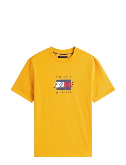 Linear Flag Graphic Tee Tommy Hilfiger Yellow