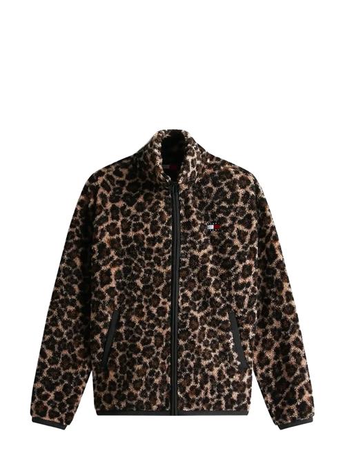 Tjw Zip Through Badge Teddy Tommy Jeans Brown