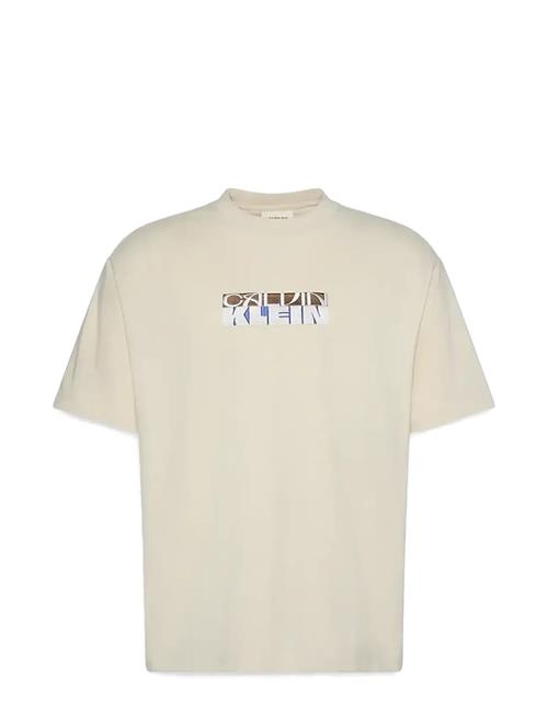 Ss 16S Tc Calvin Klein Block Gra Calvin Klein Jeans Cream