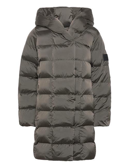 Shine Wrap Mid Puffer Calvin Klein Grey
