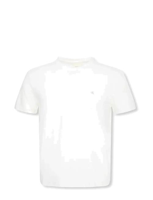 Ss Slim Stretch Cotton Crewnk Te Calvin Klein White