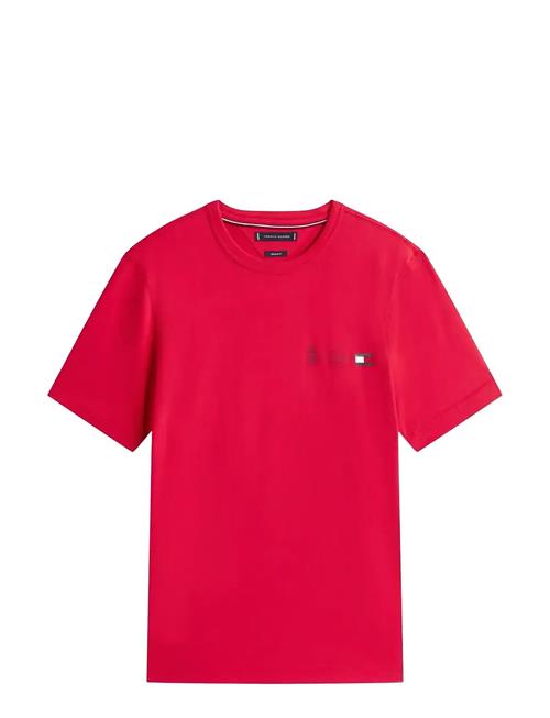 Small Crest Outline Tee Tommy Hilfiger Red