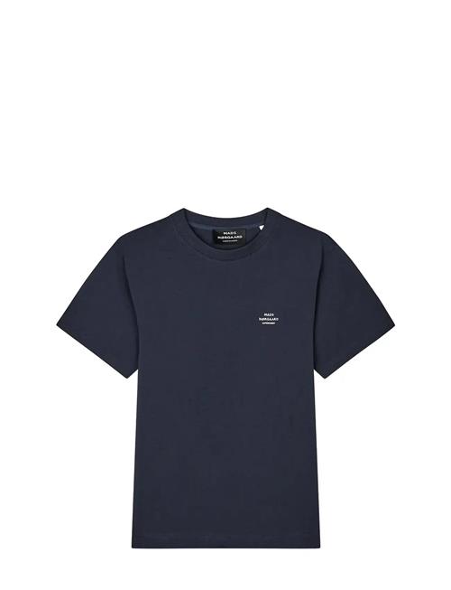 Cotton Jersey Frode Logo Tee Fav Mads Nørgaard Navy