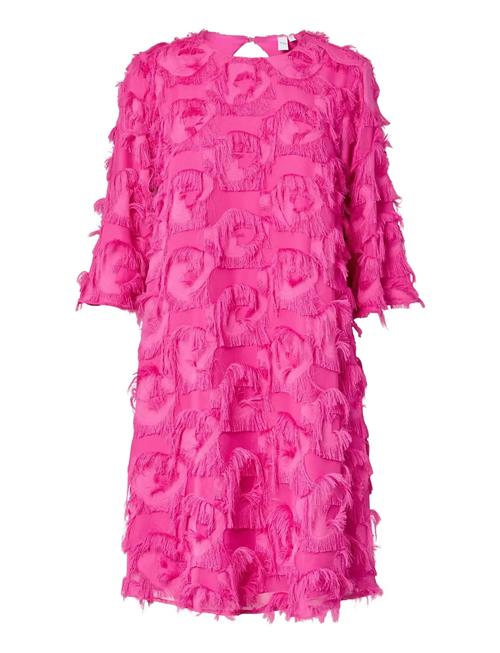 Yasdio 3/4 Short Dress - D2D YAS Pink