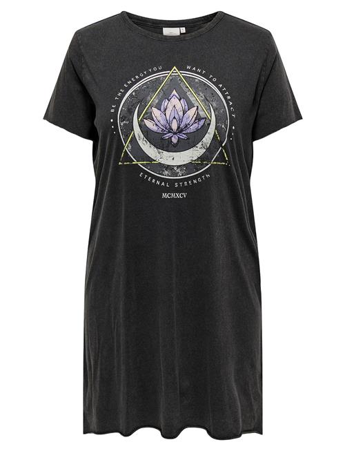 Carlucy Life Ss T-Shirt Dress Jrs Noos ONLY Carmakoma Black