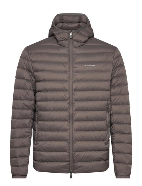 Down Jacket Armani Exchange Brown