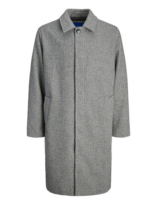 Jack & Jones Jornorrebro Wool Blend Mac Coat Jack & J S Grey