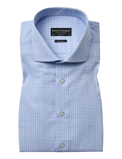 Bs Austin Modern Fit Shirt Bruun & Stengade Blue