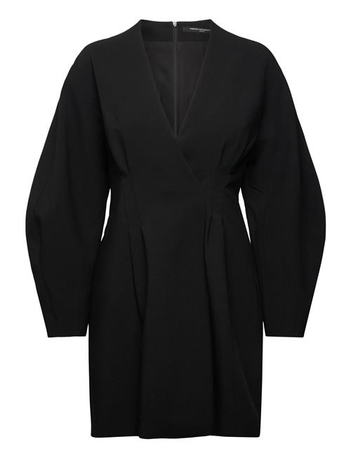 Azra Twill Wrap Dress French Connection Black