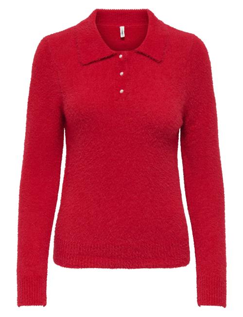 Onlpetra Ls Polo Bling Cc Knt ONLY Red
