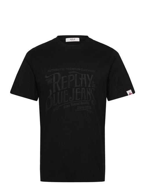 T-Shirt Regular Replay Black