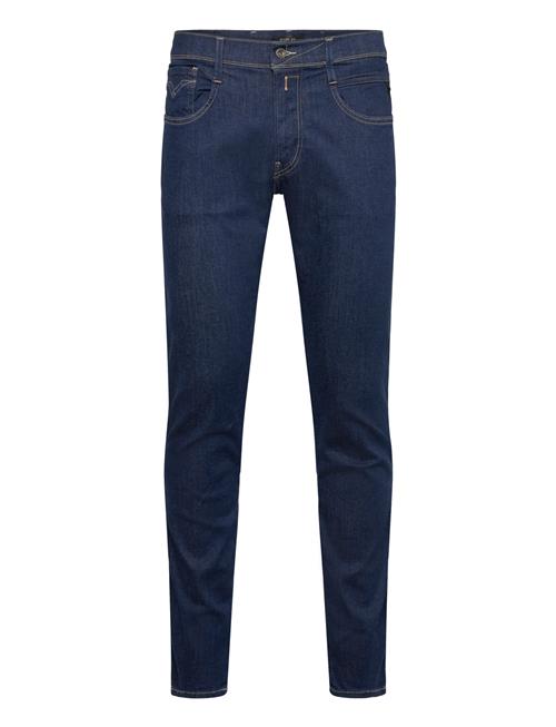 Anbass Trousers Slim Hyperflex Eco Plus Replay Blue