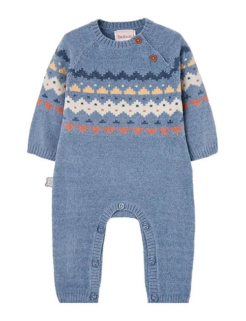 Knitted Play Suit For Baby Boboli Blue