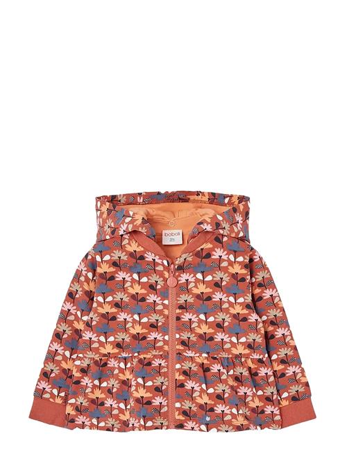 Fleece Jacket Printed Boboli Brown