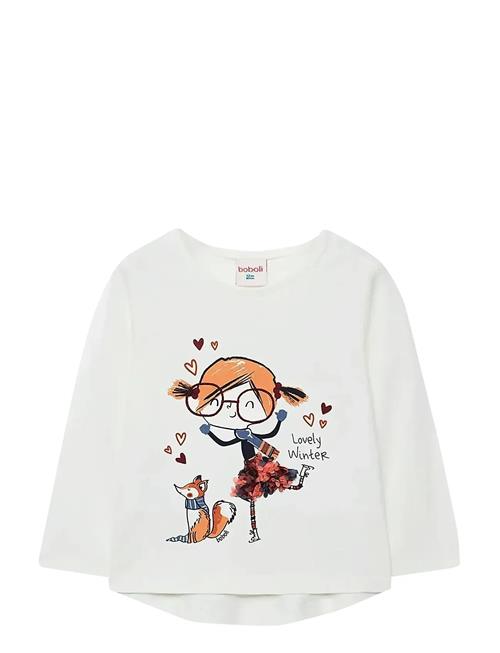Knit T-Shirt Boboli White