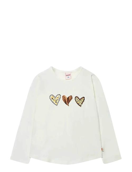 Stretch Knit T-Shirt Boboli Cream