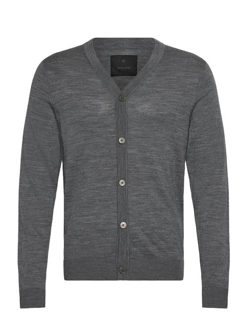 Jack & Jones Jprblamerino Knit V-Neck Cardigan Jack & J S Grey
