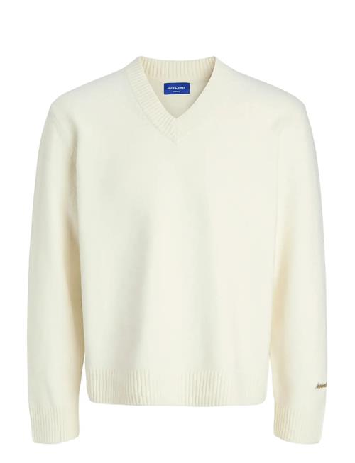Jack & Jones Jornorrebro Knit V-Neck Jack & J S White