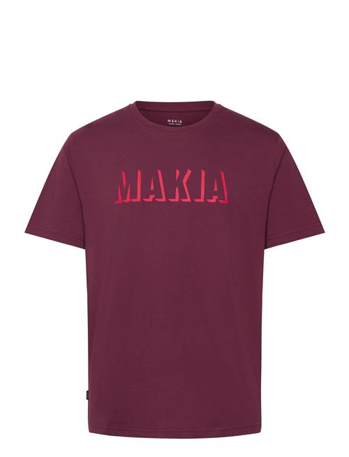 Shadow T-Shirt Makia Burgundy